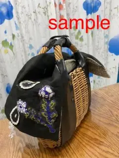 ミナペルホネン　バスケットカバー　ハンドメイド　リバーシブル　リバティ