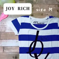 JOY RICH ストライプ Tシャツ Mサイズ