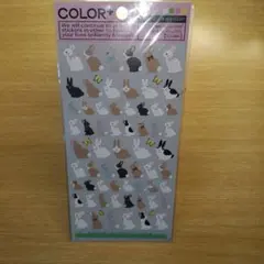 うさぎ柄シール