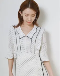 snidel ドット柄ワンピース 1size