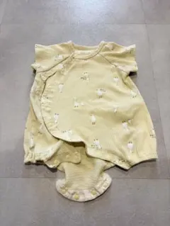 アプレレクールアヒル柄ロンパース70