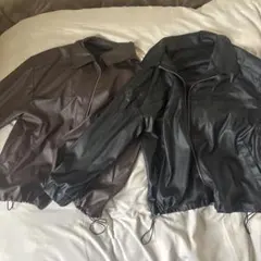 フェイクレザージャケット