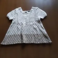 半袖 Aラインニット