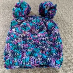 値下げ☆CLAIRE’S☆クレアーズ☆子供用☆ニット帽 ☆ボンボン☆