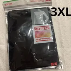 HEATTECH クルーネックTシャツ 3XL 黒　ユニクロ