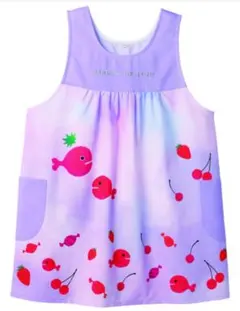 【新品未使用】きんぎょがにげた タイダイ柄エプロン 2L-3L【保育士】