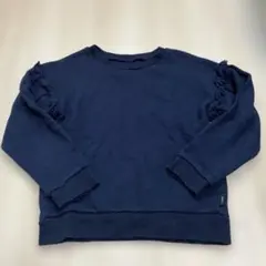 GITA ネイビー フリル トレーナー 120 美品