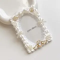 ホイップデコ 硬質ケース トレカケース B8 推し活 丸 楕円 白 ホワイト