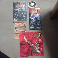 美品　モンスターハンター3（トライ） UMD