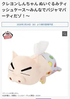 クレヨンしんちゃん　ティッシュケース　ぶりぶりざえもん