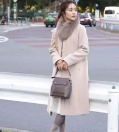値下げ中！美品✨️ファー付き♪フェミニンさんに♪コート