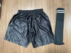 サッカー　ハーフパンツ　ソックス　セット　黒