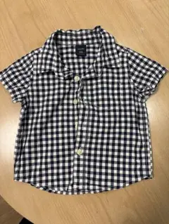 babyGap 半袖チェックシャツ 6-12ヶ月