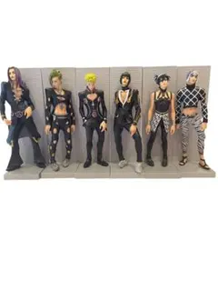 ジョジョの奇妙な冒険黄金の風 DXF Passioneブラックカラー6体セット