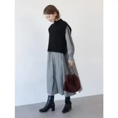 AMERICAN HOLIC SET ニットベスト+ワンピース