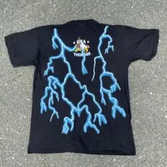 90s USA THUNDER アメリカンサンダー Tシャツ vintage 黒