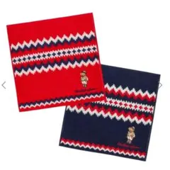 POLO RALPH LAUREN タオルハンカチ 2枚セット新品未使用ベアくま