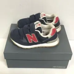 ニューバランス 313 17cm W 幅広 ネイビー キッズ スニーカー