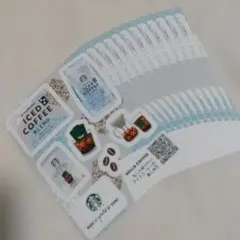 【非売品】スターバックス アイスコーヒーブレンド ステッカー 12枚セット