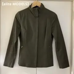 【elite MODELS】テーラードジャケット カーキ SIZE 9