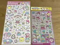サンリオキャラクターズ　シール　2枚　ファンシーミックス　ホログラムシール