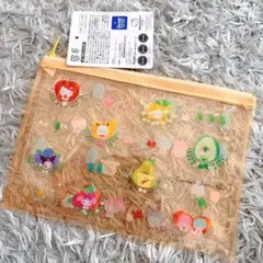【新品未使用】 サンリオキャラクターズ クリアポーチ フラットポーチ