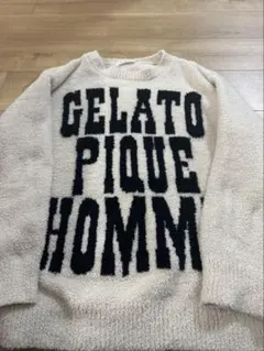 ジェラートピケ gelatopique ジェラートピケオム パウダー ビッグロゴ