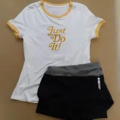 ★NIKE JustDoItリンガーロゴT★ llsportsフィットネスパンツのサムネイル