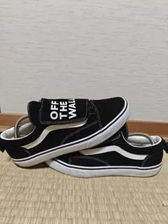 VANS ブラック スリッポン OFF THE WALL