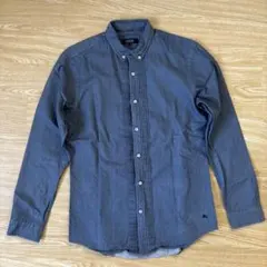 BURBERRY BLACK LABEL 長袖シャツ ダークグレー