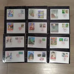 使用済み切手／日本と外国の混合　アルバムにビッシリシリーズ1。【昭和レトロ】。 使用済み切手／日本と外国の混合 アルバムにビッシリシリーズ1