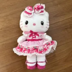 USJ限定　ハローキティ ぬいぐるみ いちごドレス
