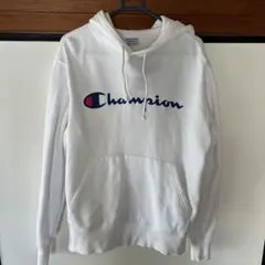 Champion プルオーバーパーカー ホワイト Mサイズ