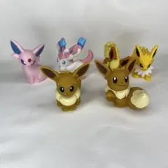 【中古品】ポケットモンスター ブイズ 指人形 イーブイなど6体セット