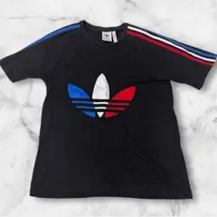 adidas トリコロール Tシャツ　Lサイズ