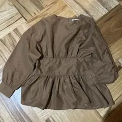 LHELBIEブラウン 長袖シャツ