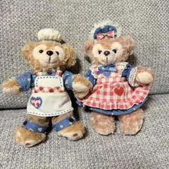 ダッフィー　シェリーメイ　バレンタイン　ぬいぐるみバッジ