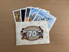 ミッキー・ミニー 70周年記念 はがきセット ディズニー ミッキー ミニー 70周年記念 絵入りはがき ポストカード