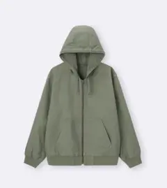 GU ジップアップパーカ NT+E グリーン XL