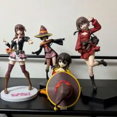 このすば めぐみん フィギュア セット ４個