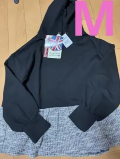 【新品未使用】HK WORKS LONDON パーカー 黒 M