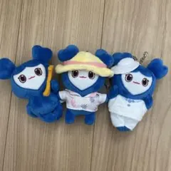 TWICE ツウィ ツブリー 3個セット キーホルダー チャーム ぬいぐるみ