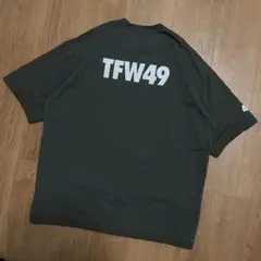 TFW49 Tシャツ XL グレー　カーキ　スウェット　junhashimoto