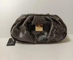 ランバンLANVIN グレー ローズ柄 ポーチのサムネイル