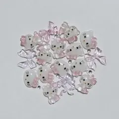 キティ ネイルパーツ 12個＋おまけ　33