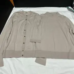 ANAYI アナイ 変形ケーブルロングカーディガン アンサンブル グリーン