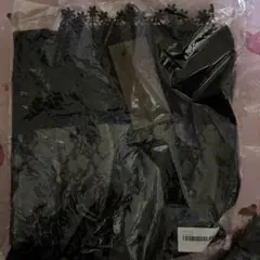 ブラックレース長袖トップス