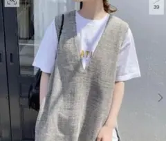Spick and Span ☆リネンツイードベスト☆美品