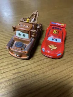 カーズ 飛行機型 ミニカー 2台セット マックイーン メーター - メルカリ