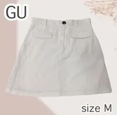 GU ジーユー コーデュロイ ミニスカート スカート レディース Mサイズ